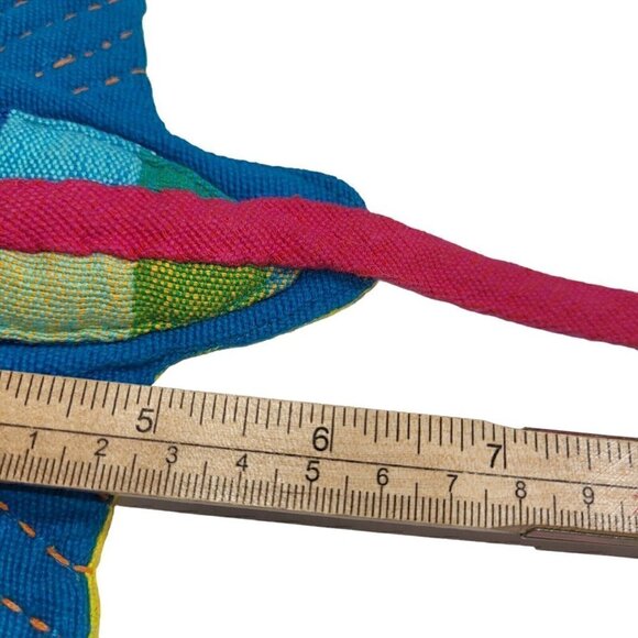 Barbara Sansoni Plush Stingray Original Handwoven Hank Dyed Sri Lanka - Picture 10 of 11